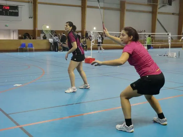 Un double dames soutenu. © Droits réservés 