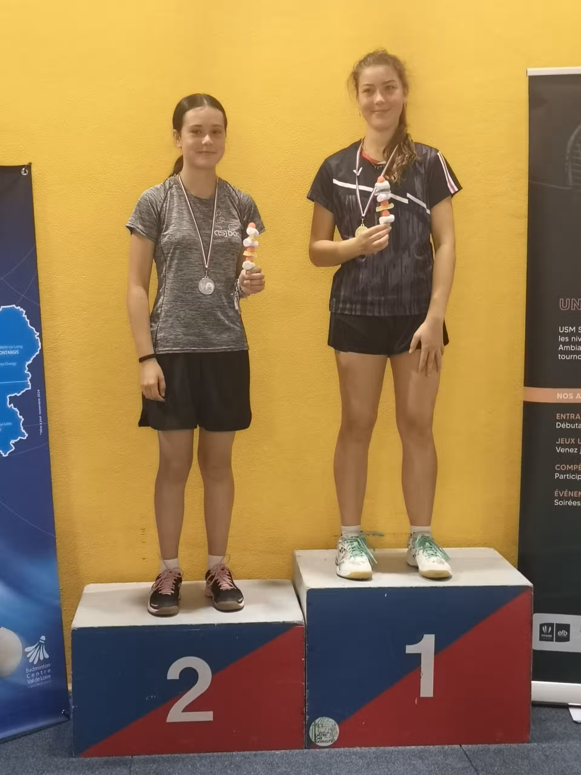 ASJ BADMINTON – RESULTATS DU TOURNOI DE SARAN 28/09/2025