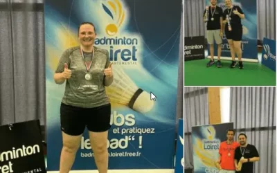 ASJ BADMINTON – RÉSULTATS DU WEEK-END – 26 MAI 2024 – CHAMPIONNAT DÉPARTEMENTAL
