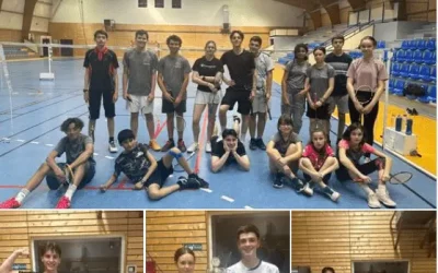 ASJ BADMINTON – RÉSULTATS TOURNOI INTERNE JEUNES –  17 MAI 2024