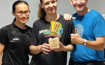 ASJ BADMINTON – REMISE TROPHÉE CODEP A NOTRE ÉQUIPE VÉTÉRANS