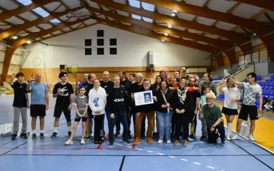 ASJ PRESSE – LA SECTION BADMINTON EN OR