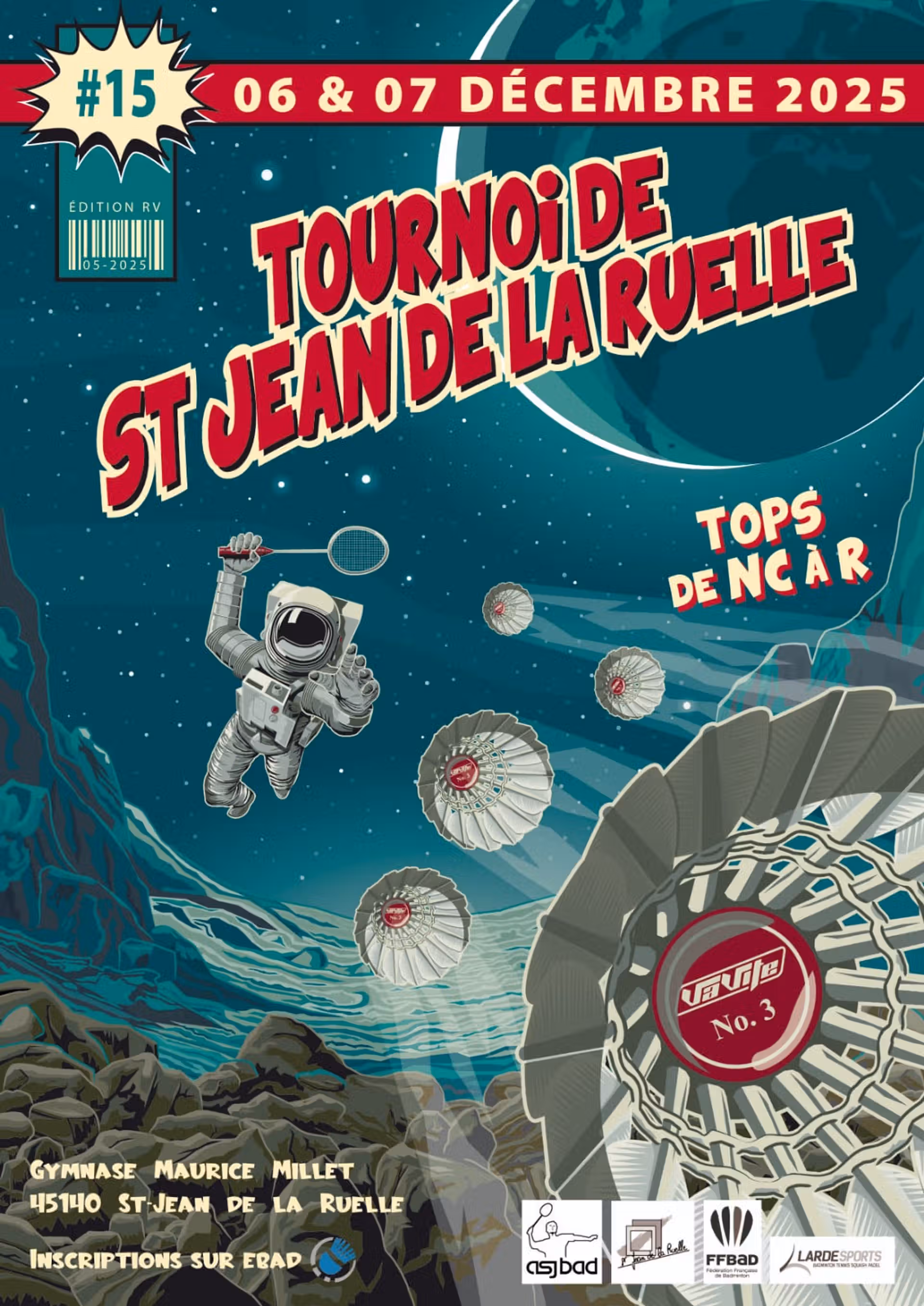 ASJ – BADMINTON – ANNONCE TOURNOI EN DECEMBRE