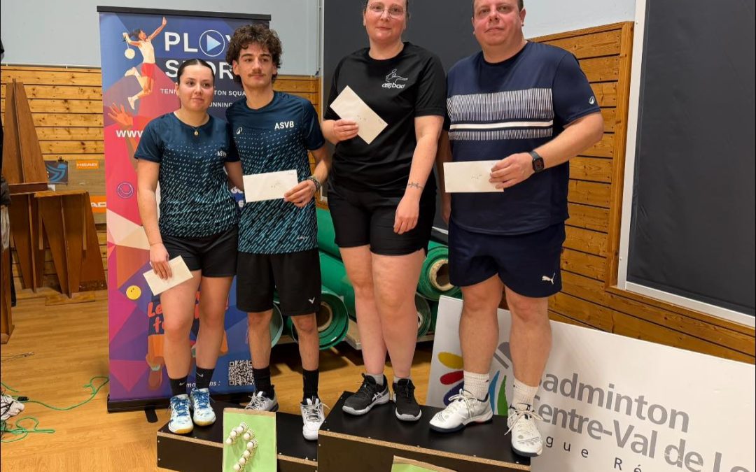 ASJ BADMINTON – RESULTAT DU TOURNOI DE SALBRI 02/11/25