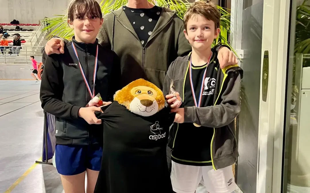 ASJ BADMINTON – RÉSULTATS DU TDJ DE MEUNG SUR LOIRE  16/11/25