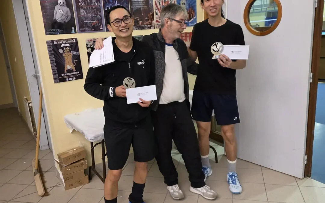 ASJ BADMINTON – RESULTATS DE NOTRE TOURNOI — 06-07 déc. 2025