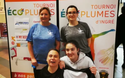 ASJ BADMINTON – RÉSULTATS DU WE — 28 fev. 01 mars 2026 Nouveau