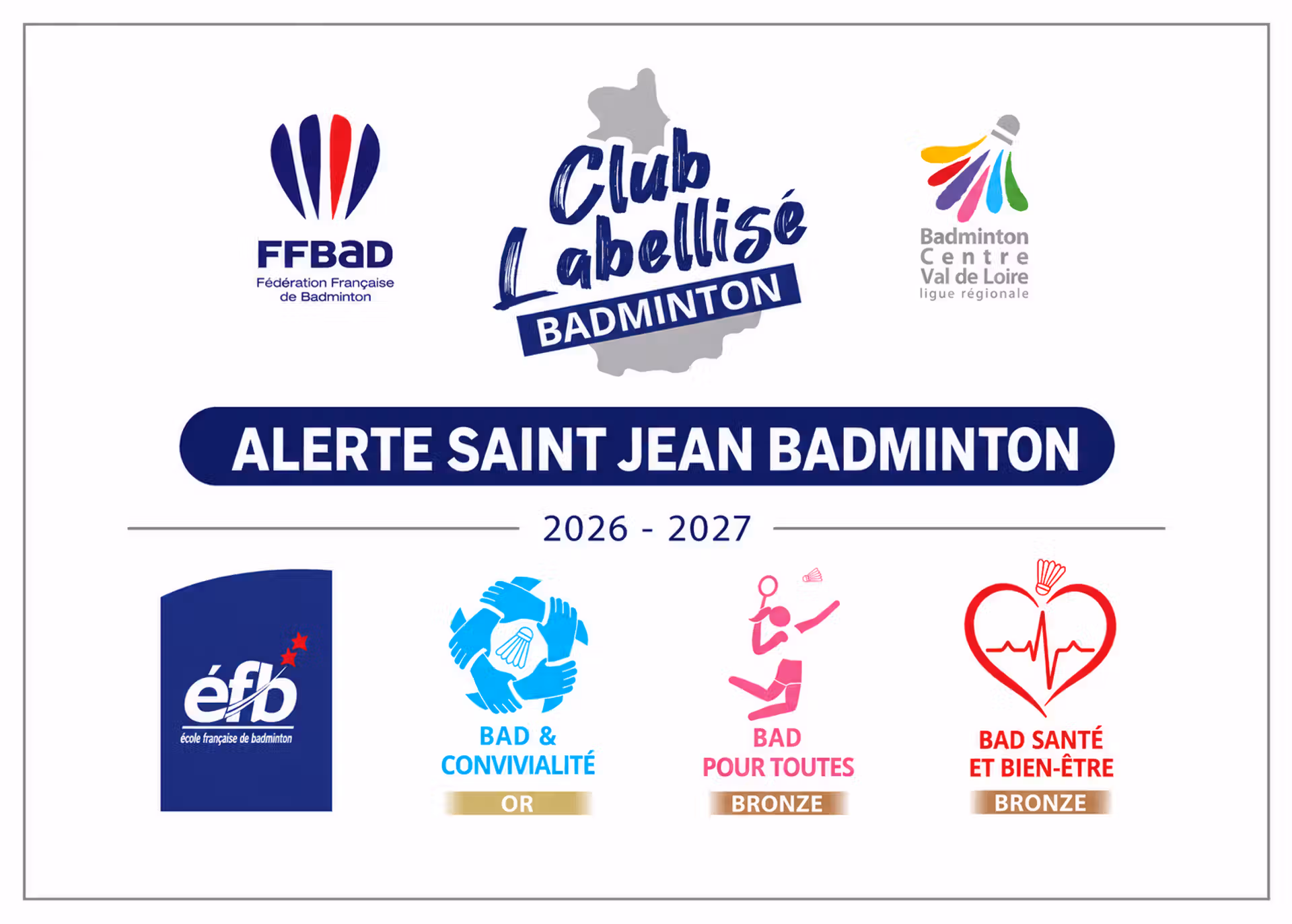 ASJ BADMINTON Labellisé