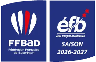 École Française de Badminton — 2 étoiles — saison 2026-2027